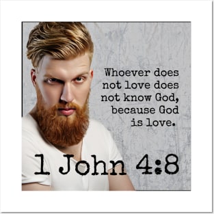 1 John 4:8 Posters and Art